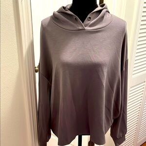 Adyson Parker Women's Gray Hoodie Top